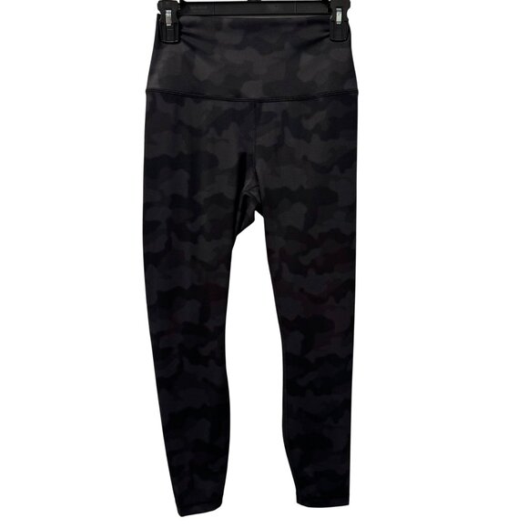 90 Degree By Reflex Womens High-Waist Camouflage Gray Leggings Sz M - Picture 1 of 12